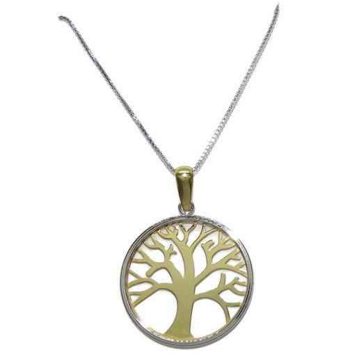 Collar de oro árbol de la vida 45cm