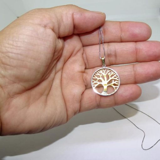Collar de oro árbol de la vida 45cm - Imagen 6