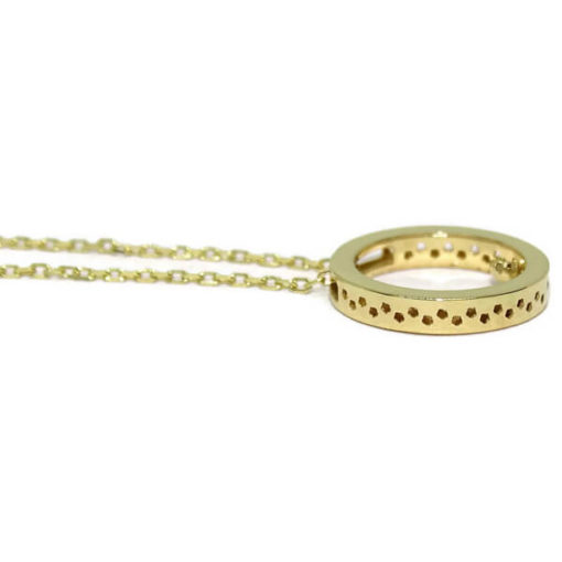 Collar karma oro y diamantes. - Imagen 4