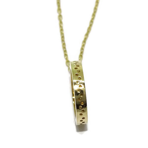 Collar karma oro y diamantes. - Imagen 5
