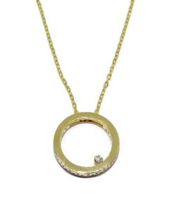 Collar karma oro y diamantes.