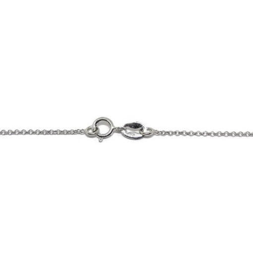 Collar karma oro blanco diamantes. - Imagen 6