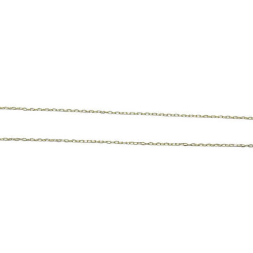 Collar de oro amarillo con corazón y circonitas - Imagen 5