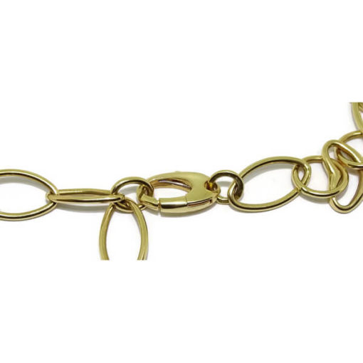 Collar oro amarillo corazón esmalte - Imagen 7
