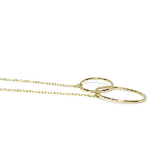 Collar oro amarillo siempre unidos 2 tamaños - Imagen 3