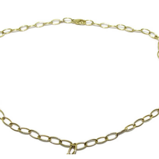 Collar pepitas oro amarillo y esmalte - Imagen 3