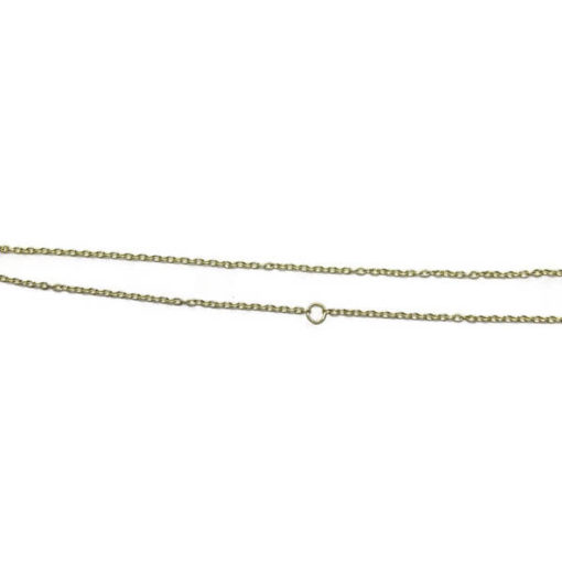 Collar círculo oro amarillo y circonitas - Imagen 5