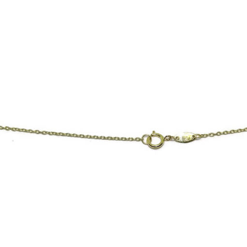Collar círculo oro amarillo y circonitas - Imagen 6