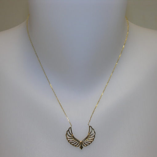 Collar alas oro amarillo - Imagen 2
