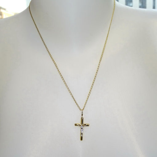 Cruz bicolor Cristo - Imagen 2