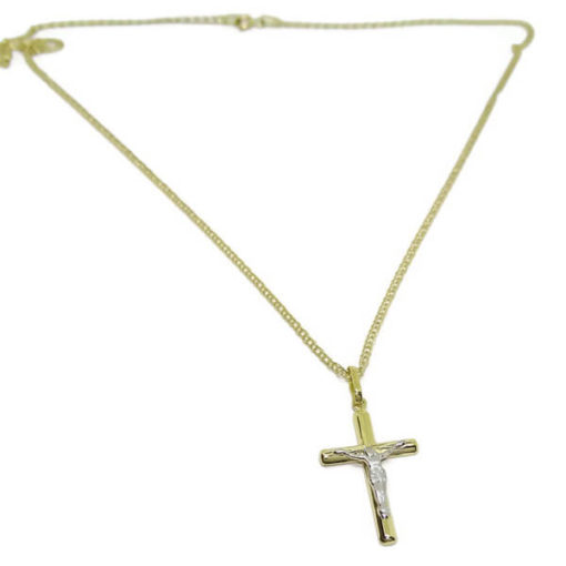 Cruz bicolor Cristo - Imagen 5