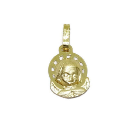 Medalla angelito bebe calada