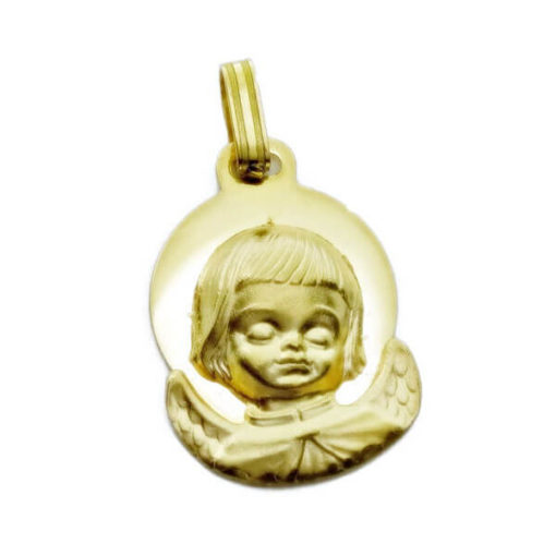 Medalla cabeza angelito