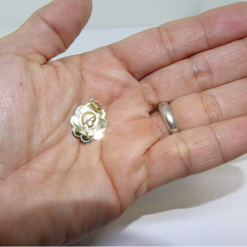 Silueta Virgen niña nube - Imagen 3