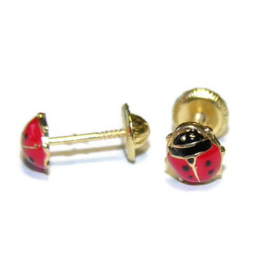 Pendientes forma de mariquitas - Imagen 2