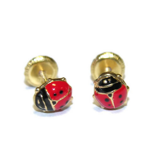 Pendientes forma de mariquitas - Imagen 3