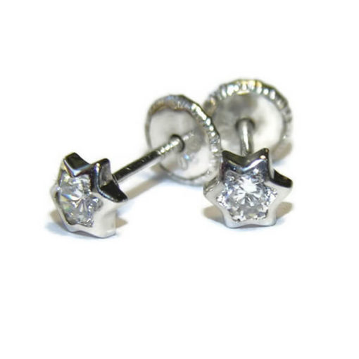 Pendientes estrella oro bebe - Imagen 4