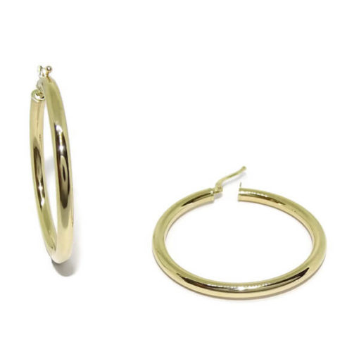Aros oro lisos 3x35.00 -3.10gr de oro de 18k - Imagen 4