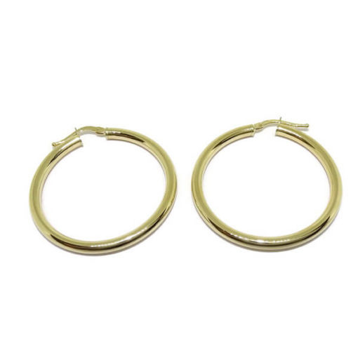 Aros oro lisos 3x35.00 -3.10gr de oro de 18k - Imagen 5