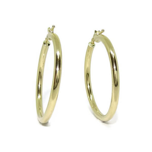 Aros oro lisos 3x35.00 -3.10gr de oro de 18k