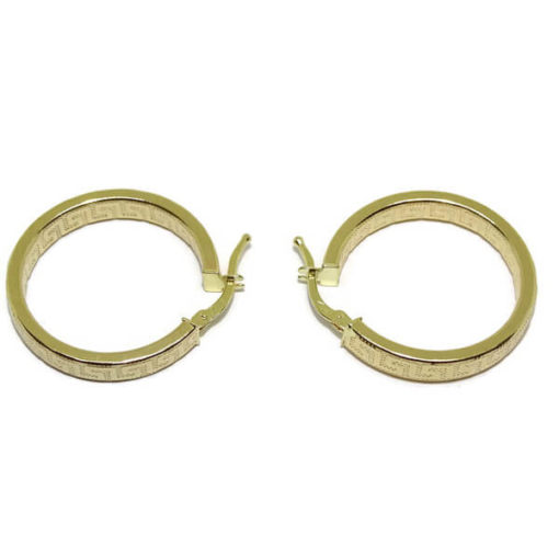 Aros greca oro - Imagen 3