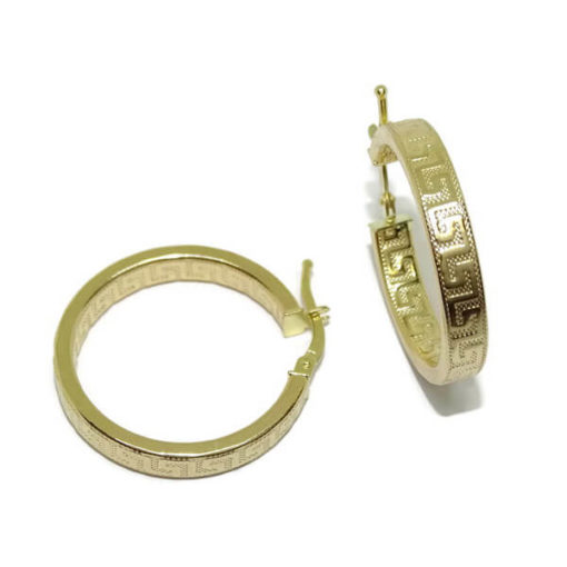 Aros greca oro - Imagen 7