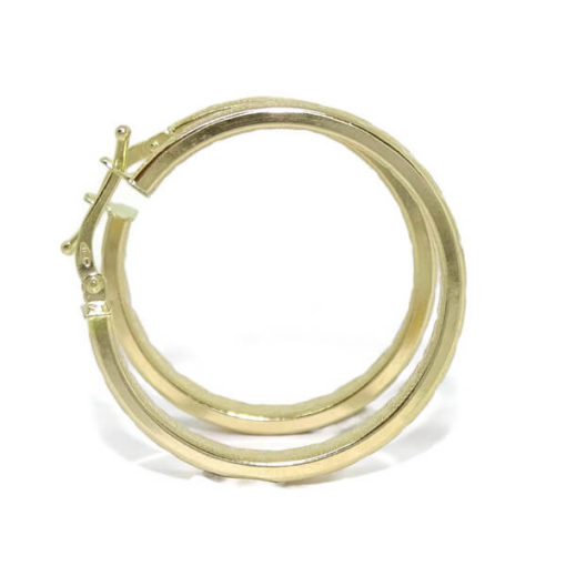 Aros greca oro 4mm - Imagen 4