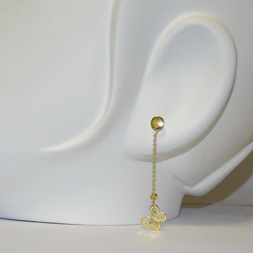 Pendientes mariposas largas - Imagen 2