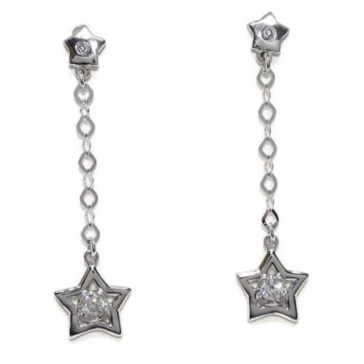 Pendientes estrellas oro