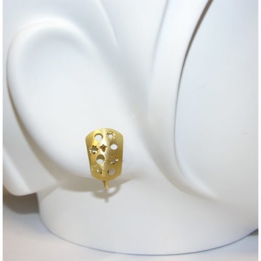 Pendientes todo oro estrellas - Imagen 2