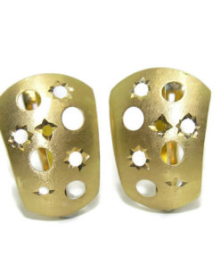 Pendientes todo oro estrellas