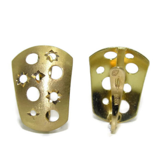 Pendientes todo oro estrellas - Imagen 5