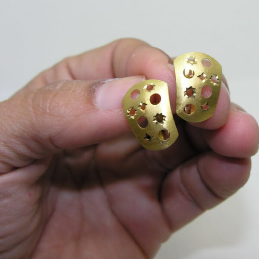 Pendientes todo oro estrellas - Imagen 3