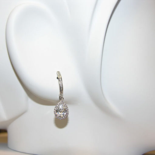 Pendientes lagrima oro - Imagen 2