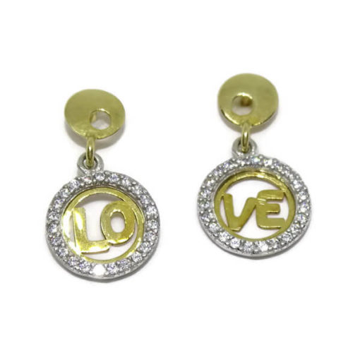 Pendientes amor oro - Imagen 5
