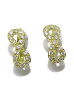Pendientes infinito oro Pendiente