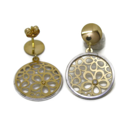 Pendientes mil flores oro - Imagen 5