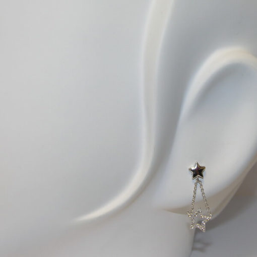 Pendientes circonitas y estrellas - Imagen 2