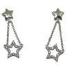 Pendientes circonitas y estrellas