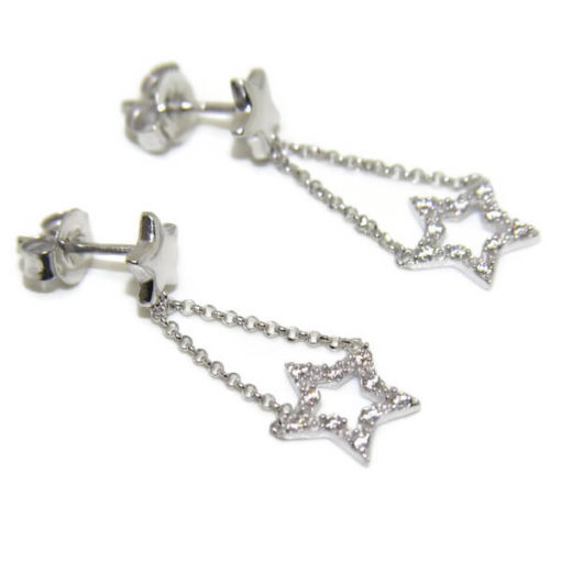 Pendientes circonitas y estrellas - Imagen 3