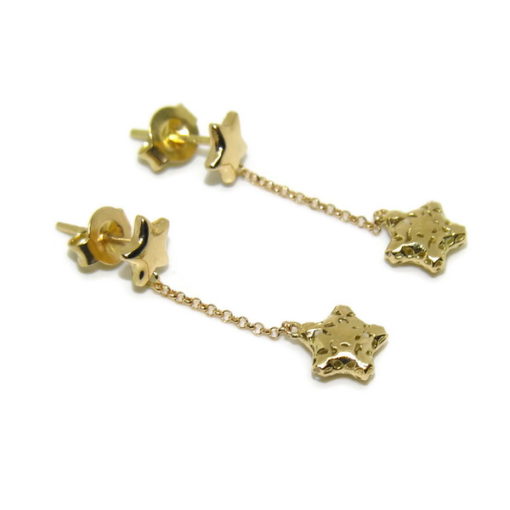 Pendientes doble estrellas - Imagen 4