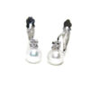 Pendientes tu y yo oro blanco
