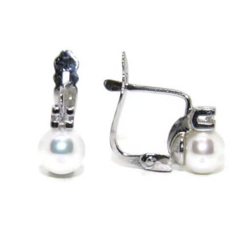 Pendientes tu y yo oro blanco - Imagen 3