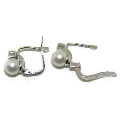 Pendientes tu y yo oro blanco - Imagen 5