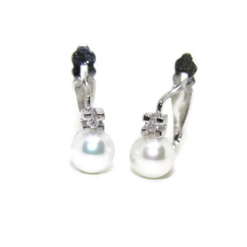 Pendientes tu y yo oro blanco