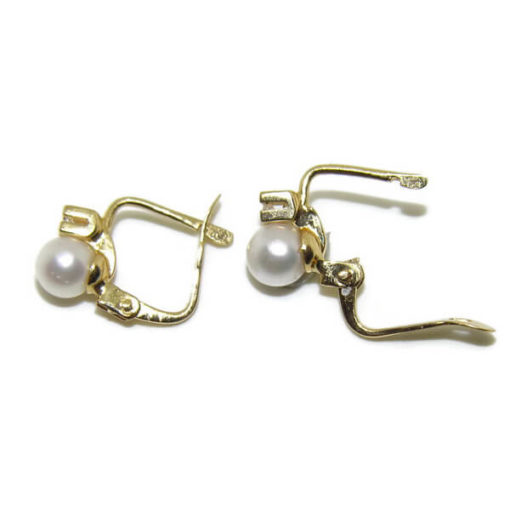 Pendientes tu y yo perla y diamantes - Imagen 4
