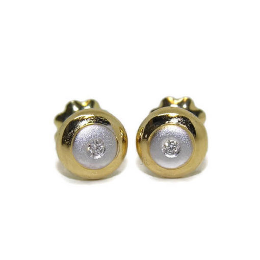 Pendientes diamantes auténticos para niña