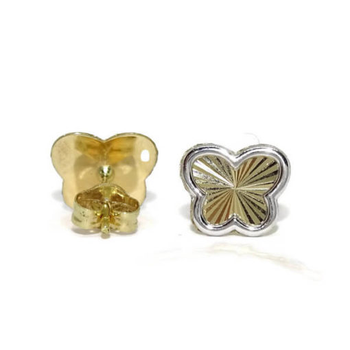 Pendientes mariposa oro - Imagen 4