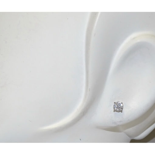 Pendientes circonitas oro - Imagen 2