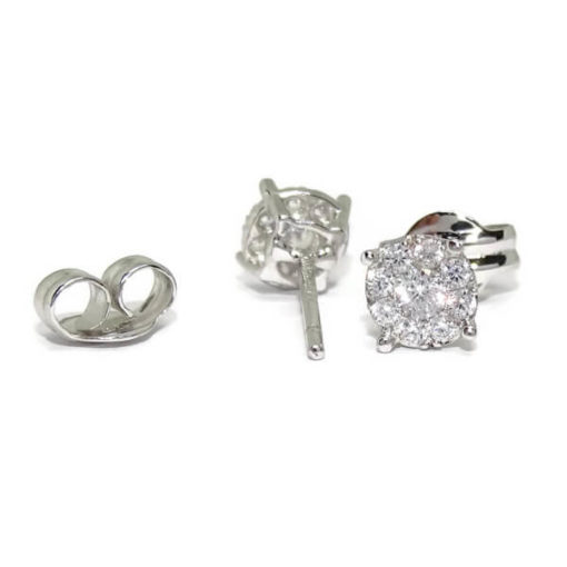 Pendientes circonitas oro - Imagen 4